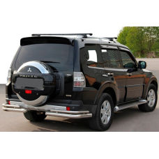 Задняя дуга AK003 Двойная (нерж. сталь) для Mitsubishi Pajero Wagon IV 2006-2021 гг