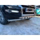 Передняя защита ST015 (нерж.) для Mitsubishi Pajero Wagon IV