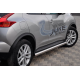 Бічні труби Ø60 (2 шт., нерж.) для Nissan Juke 2010-2019 рр