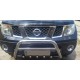 Кенгурятник WT003 (нерж) для Nissan Navara 2006-2015 рр
