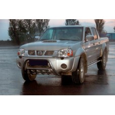 Кенгурятник WT002 (Нержавейка) для Nissan NP300 1999-2015 гг