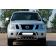 Кенгурятник WT008 (нерж) для Nissan Navara 2006-2015 рр