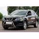 Кенгурятник WT002 (Нержавейка) для Nissan Qashqai 2014-2021 гг