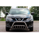 Кенгурятник WT002 (Нержавейка) для Nissan Qashqai 2014-2021 гг