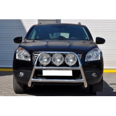 Кенгурятник WT018 (нерж.) для Nissan Qashqai 2007-2010 рр