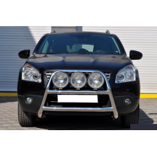 Кенгурятник WT018 (нерж.) для Nissan Qashqai 2007-2010 рр