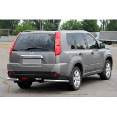 Задні кути AK003 (2 шт., нерж.) для Nissan X-trail T31 2007-2014 рр