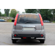 Задние угловые дуги AK003 (2 шт., нержавейка) для Nissan X-trail T31 2007-2014 гг
