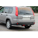 Задние угловые дуги AK003 (2 шт., нержавейка) для Nissan X-trail T31 2007-2014 гг