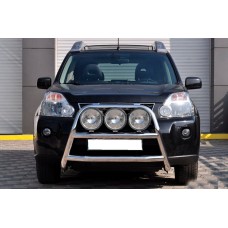 Передній захист WT018 (нерж) для Nissan X-trail T31 2007-2014 рр