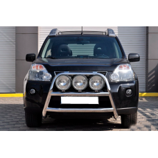 Передняя защита WT018 (нержавейка) для Nissan X-trail T31 2007-2014 гг