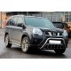 Передній захист WT002 (нерж) для Nissan X-trail T31 2007-2014 рр