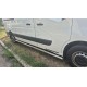 Бічні труби BB002 (2 шт., нерж.) Коротка база для Nissan NV400 2010-2024 рр
