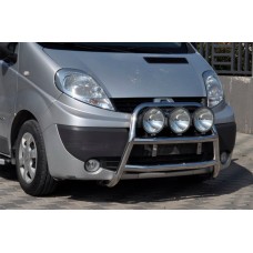 Кенгурятник WT018 (нерж.) для Nissan Primastar 2002-2014 рр