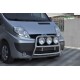 Кенгурятник WT018 (нерж.) для Opel Vivaro 2001-2015 рр