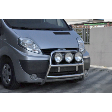 Кенгурятник WT018 (нерж.) для Renault Trafic 2001-2015 рр