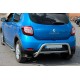 Задня дуга AK007 (нерж) для Renault Sandero 2013-2022 рр