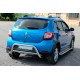 Задня дуга AK007 (нерж) для Renault Sandero 2013-2022 рр