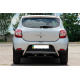 Задня дуга AK007 (нерж) для Renault Sandero 2013-2022 рр