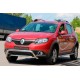 Передняя дуга WT007 (нерж. сталь) для Renault Sandero 2013-2022 гг