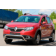 Передняя дуга WT007 (нерж. сталь) для Dacia Sandero 2013-2020 гг
