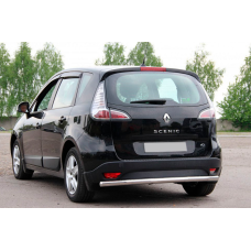 Задняя дуга AK002 (нержавейка) для Renault Scenic/Grand 2009-2016 гг