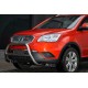 Кенгурятник WT005 (нерж.) для SsangYong Korando 2010-2019 рр
