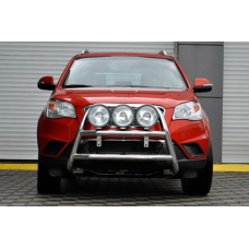 Кенгурятник WT018 (нержавейка) для SsangYong Korando 2010-2019 гг