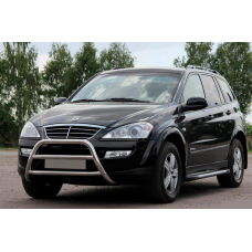 Передняя защита WT022 Нержавейка для SsangYong Kyron 2005-2014 гг