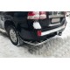 Задние уголки AK003 (2 шт., нержавейка) для Toyota Land Cruiser 200 2007-2021 гг
