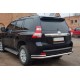 Задняя дуга AK005-2 (нержавейка) для Toyota Land Cruiser Prado 150 2009-2023 гг