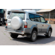 Задняя дуга AK002 (нержавейка) для Toyota Land Cruiser 90 Prado 1996-2002 гг