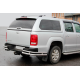 Задні куточки AK003-Double (2 шт., нерж) для Volkswagen Amarok 2010-2022 рр