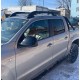 Рейлинги Shark Black (с поперечинами) для Volkswagen Amarok 2010-2022 гг