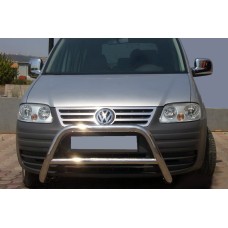 Кенгурятник WT005 (нерж) для Volkswagen Caddy 2004-2010 рр