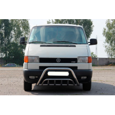 Кенгурятник WT002 (нерж) для Volkswagen T4 Caravelle/Multivan 1990-2003 рр