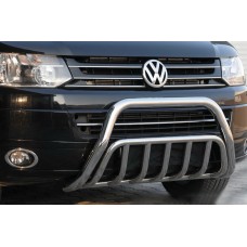 Кенгурятник WT002 (нерж) для Volkswagen T5 2010-2015 рр