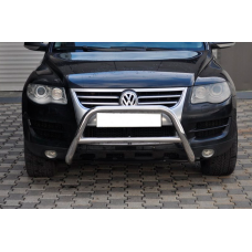 Кенгурятник WT005 Colt (нерж) для Volkswagen Touareg 2002-2010 рр
