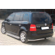 Задние уголки AK003 (2 шт., нержавейка) для Volkswagen Touran 2003-2010 гг