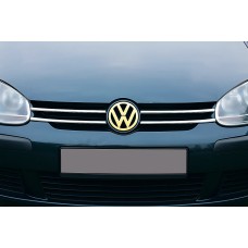 Накладки на решітку (4 шт, нерж) для Volkswagen Golf 6 2008-2014 рр
