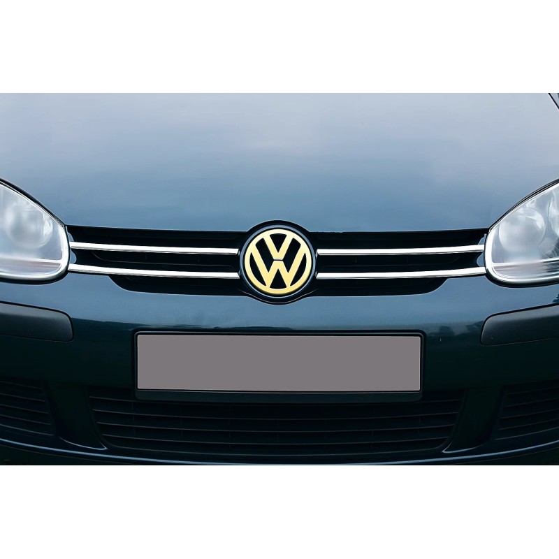 Накладки на решітку (4 шт, нерж) для Volkswagen Golf 6 2008-2014 рр