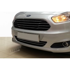 Накладки на бампер из нержавеющей стали (2014-2018, 2 шт) для Ford Courier