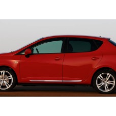 Молдинг дверної OmsaLine (4 шт., нерж.) для Seat Ibiza 2010-2017 рр