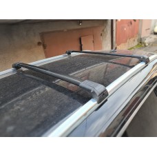 Поперечний багажник WingBar V2 (2шт, алюміній) Сірий колір для Ауди Q7 2005-2015 рр