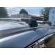 Поперечний багажник WingBar V2 (2шт, алюміній) Чорні для BMW X1 E-84 2009-2015рр