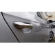 Накладки на ручки плоскі (4 шт, нерж) для Volkswagen Passat B6 2006-2012рр