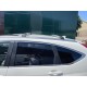 Поперечний багажник на інтегровані рейлінги WingBar (2 шт) Сірий для Honda CRV 2012-2016 рр