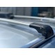 Поперечный багажник на интегрированые рейлинги WingBar (2 шт) Черный для Range Rover III L322 2002-2012 гг
