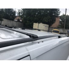 Перемички на рейлінги під ключ (2 шт) Сірий для Mercedes Vito W639 2004-2014 рр
