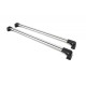 Перемички в штатні місця під ключ WingBar (2 шт) Сірий для Mercedes E-сlass W124 1984-1997 рр